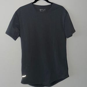 Bylt Basic Dotted Drop cut Lux t shirt size medium in grey